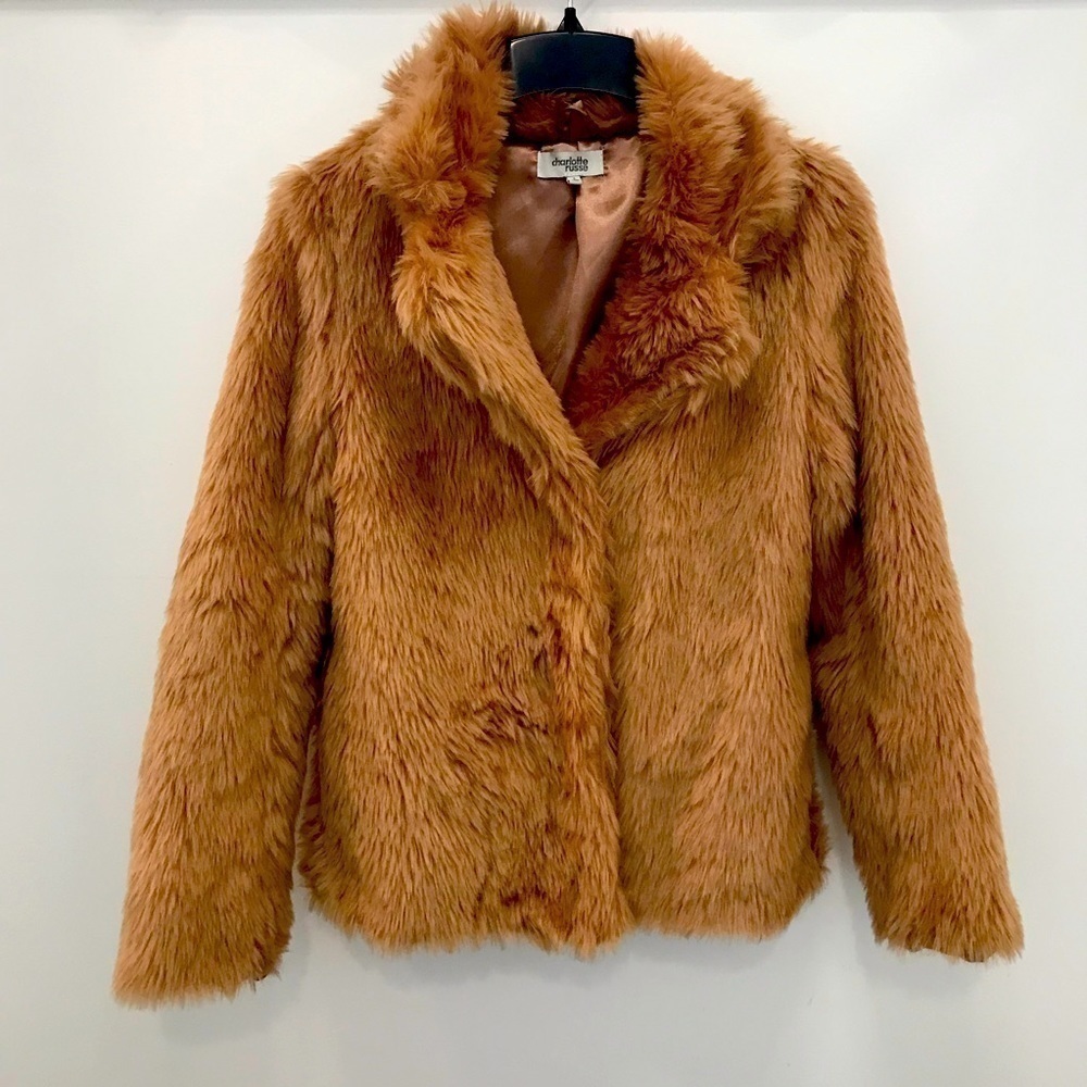 Fabulous Charlotte Russe Faux Fur Coat